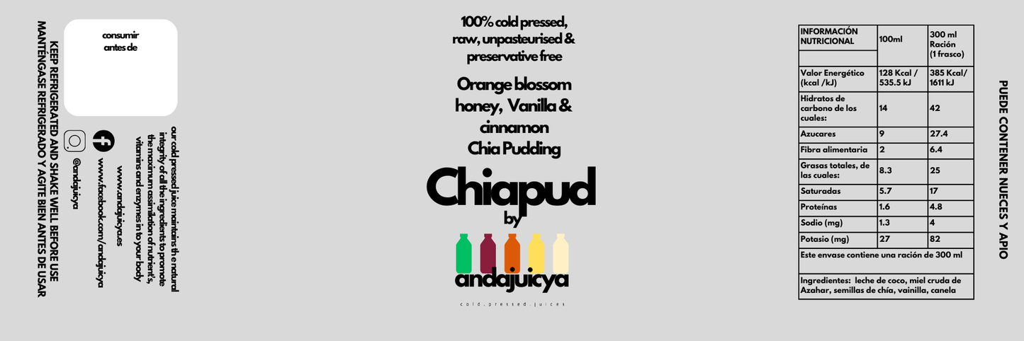 Chipud – Vanilla & Cinnamon Chia Pudding