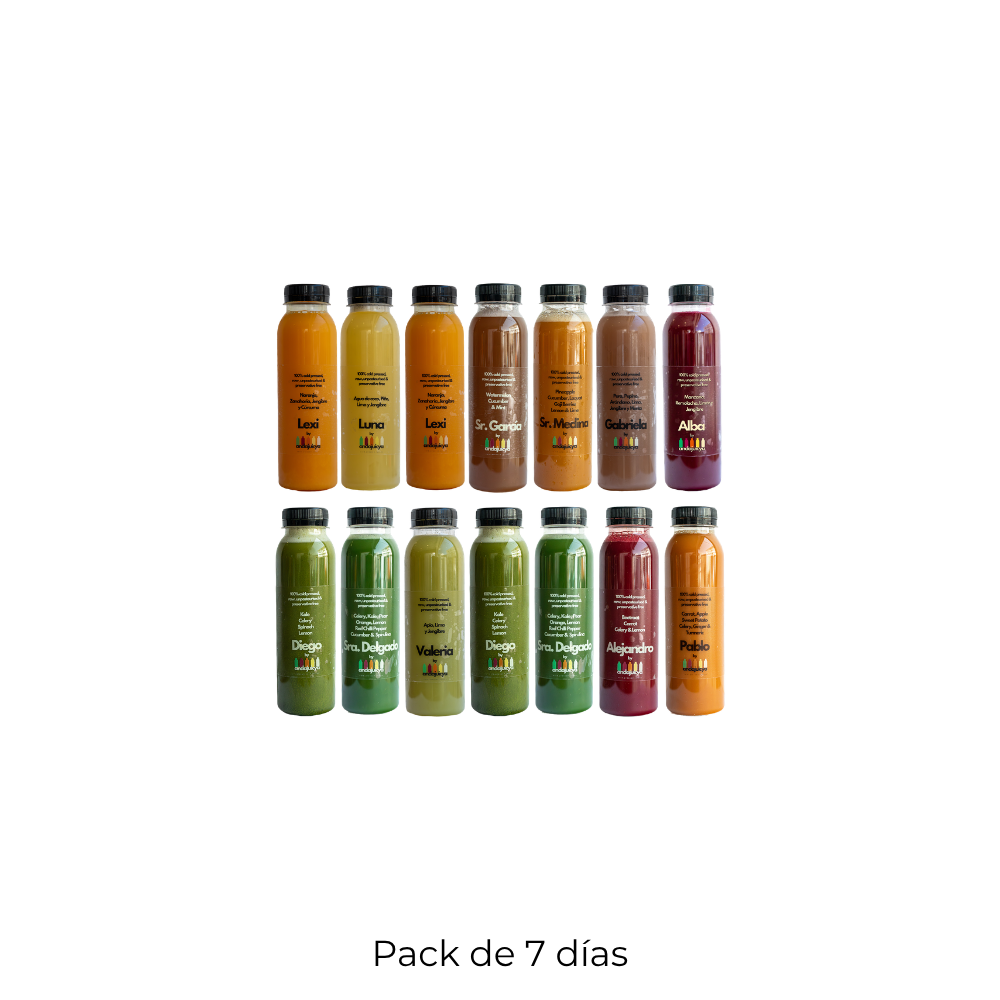 Paquete de zumos prensados en frío Daily Nutrition de 300 ml