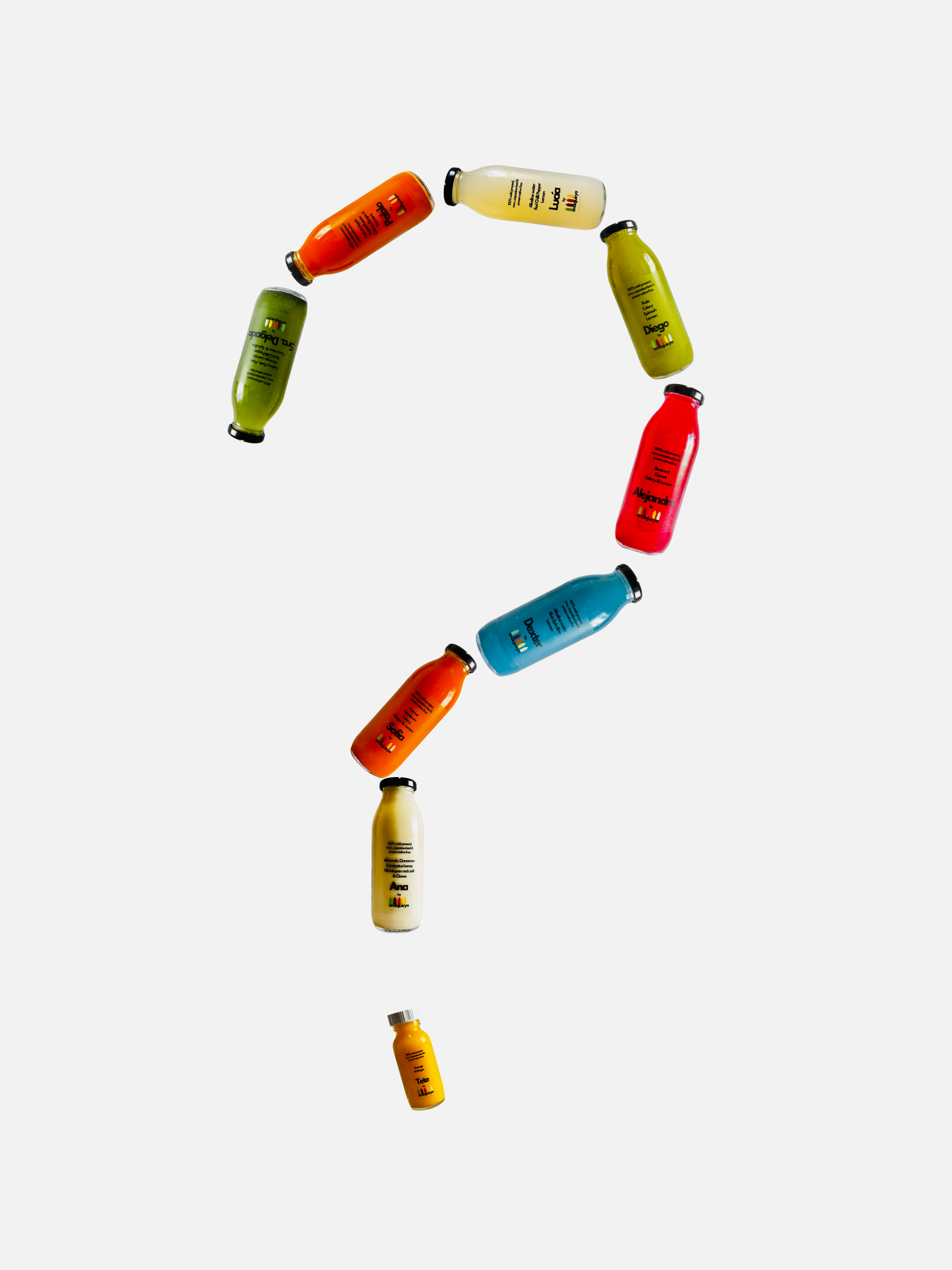 The Andajuicya 9 | Build Your Own Cold-Pressed Juice & Wellness Pack | Spain