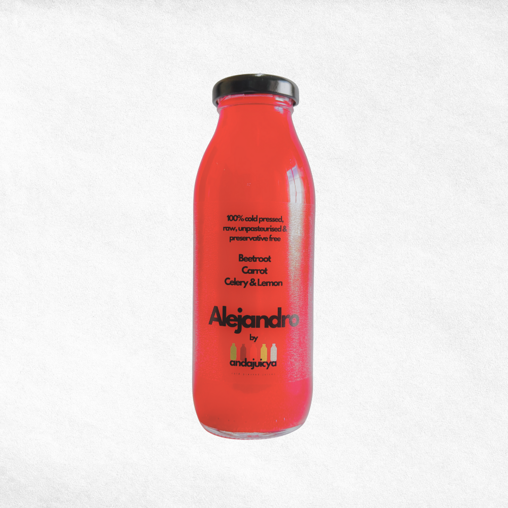 Alejandro – Cold Pressed Juice with Beetroot, Celery, Carrot & Lemon