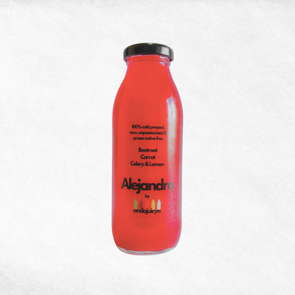 Alejandro – Cold Pressed Juice with Beetroot, Celery, Carrot & Lemon