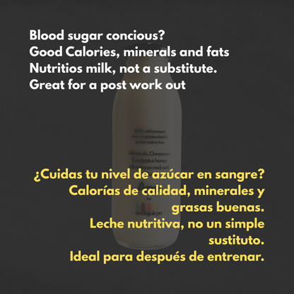 Ana – Cold Pressed Almond Milk with Raw Honey, Cloves & Cinnamon