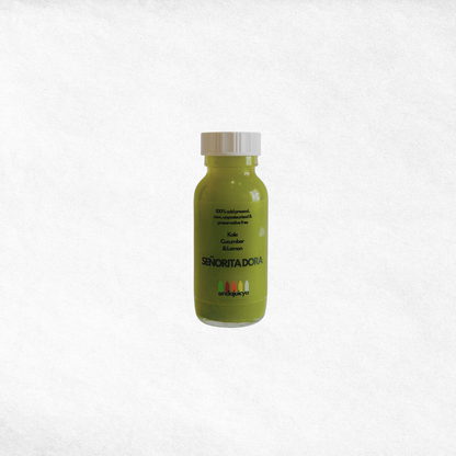 Señorita Dora – Cold Pressed Vitality Shot with Kale, Cucumber & Lemon