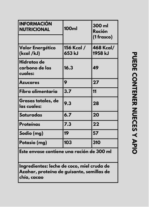 Chicao+ – Cacao & Coconut Chia Protein Pudding
