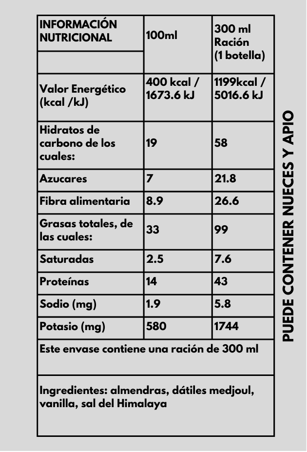 Manuel – Cold Pressed Almond Milk with Dates & Cinnamon