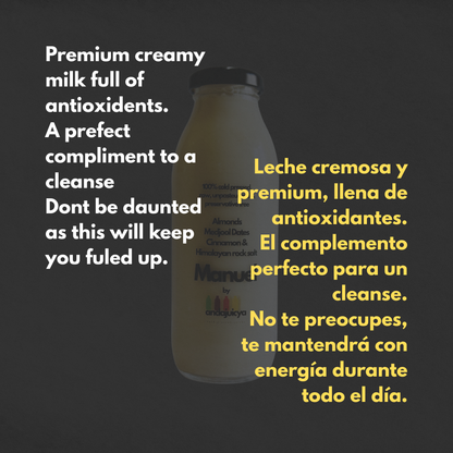 Manuel – Cold Pressed Almond Milk with Dates & Cinnamon