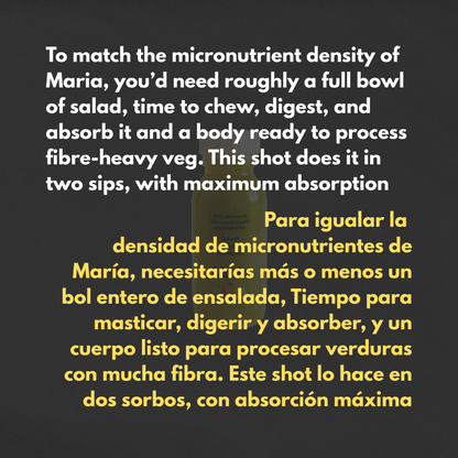 Maria – Cold Pressed Vitality Shot with Apple, Spinach & Cinnamon