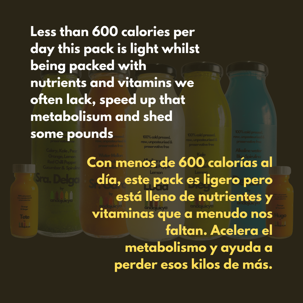 The Weight Loss Cleanse – Cold Pressed Juice Cleanse Pack