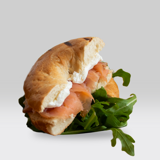 Smoked Salmon and Cream Cheese Bagle