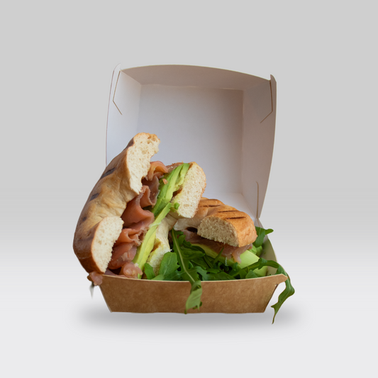Smoked Salmon and Avocado Bagle
