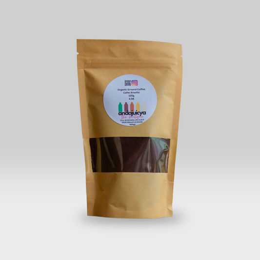 Ground Organic Coffee Beans