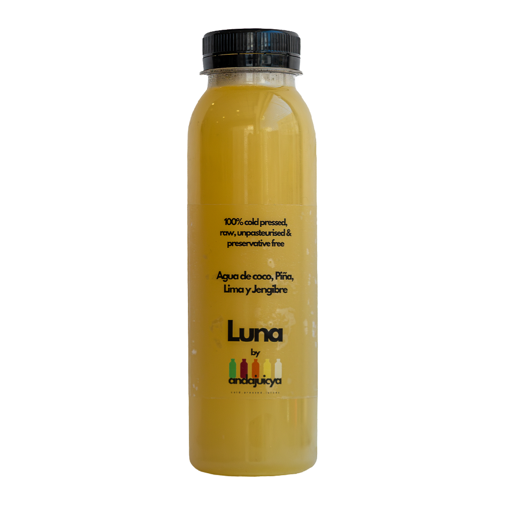 Coconut water, Pineapple, Lime and Ginger Cold Pressed Juice