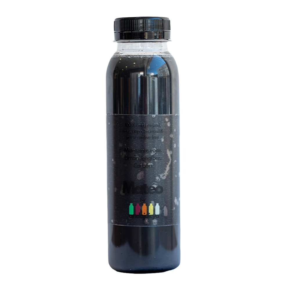 Red Apples, Lime, Ginger, Activated Carbon Cold Pressed Juice 300ml