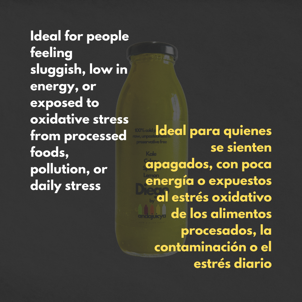 Diego – Cold Pressed Juice with Kale, Cucumber, Spinach, Celery & Lemon